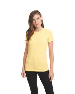 Next Level Apparel N3900 - Ladies T-Shirt Vibrant Yellow