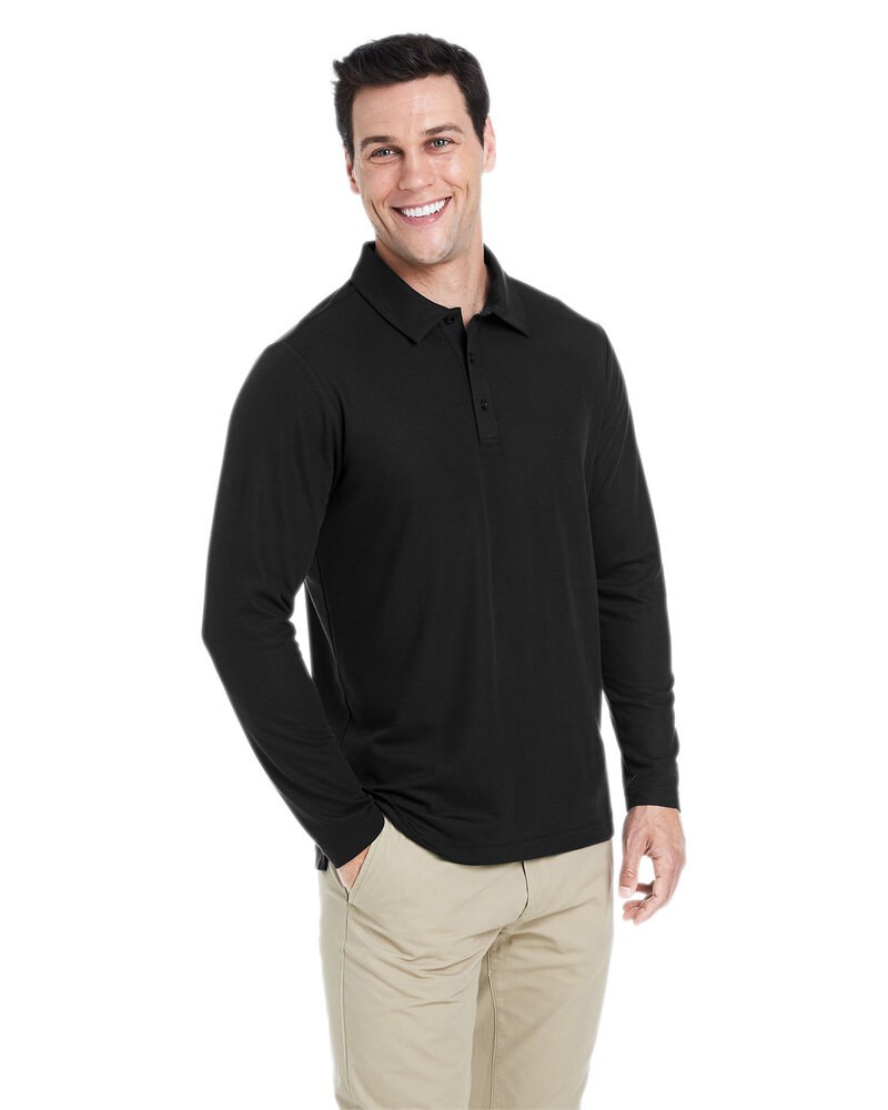 CORE365 CE112L - Men's Fusion ChromaSoft Long-Sleeve Pique Polo