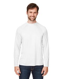 CORE365 CE110 - Unisex Ultra UVP Raglan T-Shirt White