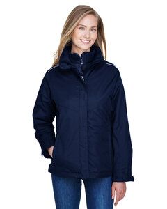 CORE365 78205 - Ladies Region 3-in-1 Jacket with Fleece Liner Classic Navy