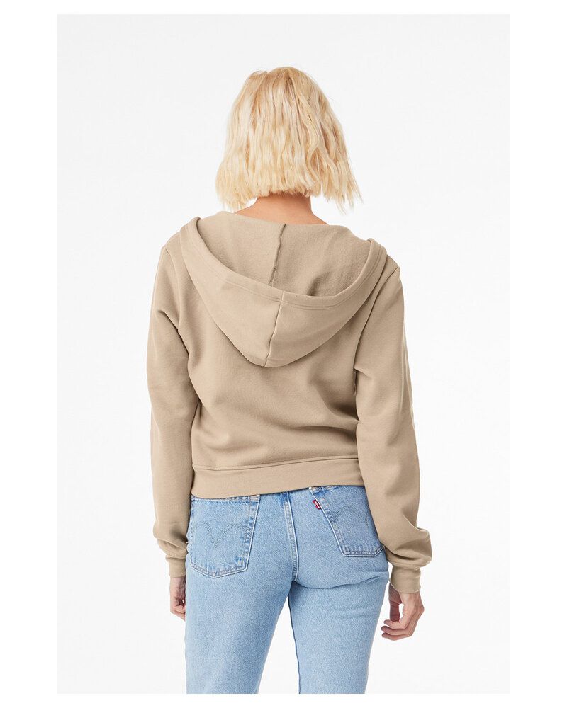 Bella+Canvas 7539 - Ladies Sponge Fleece Full-Zip Hooded Sweatshirt