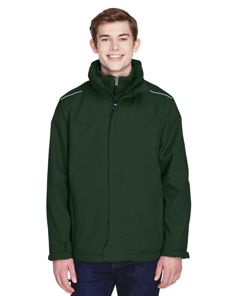 CORE365 88205 - Men's Region 3-in-1 Jacket with Fleece Liner