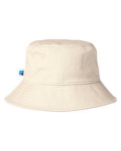 Russell Athletic UB88UHU - Core Bucket Hat Off White