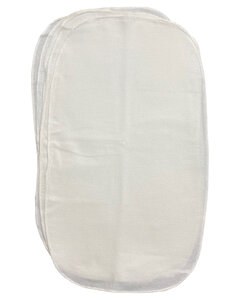 Craft Basics 24028 - Flannel Burp Cloth 5pk White