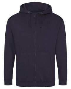 Just Hoods By AWDis JHA050 - Men's 80/20 Midweight College Full-Zip Hooded Sweatshirt Oxford Navy