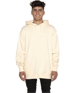 Beimar F106SP - Exclusive Side Pocket Mid-Weight Hooded Pullover Cream