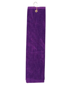 Pro Towels TRU25TF - Diamond Collection Golf Towel Purple