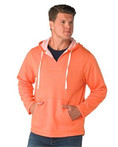 Boxercraft BM5301 - Men's Baja Sweater Fleece Pullover Hood Mandarin Heathr