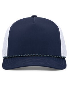 Pacific Headwear P423 - Weekender Trucker Hat Navy/Wht/Navy