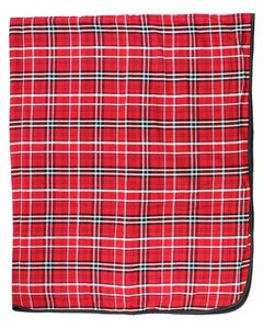 Boxercraft FB250 - Flannel Blanket Red/Whte Plaid