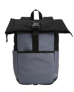 Champion CS21867 - Roll Top Backpack Blk Oxf Gy/Blk