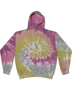 Tie-Dye CD877Y - Youth 8.5 oz. Tie-Dyed Pullover Hooded Sweatshirt Desert Rose