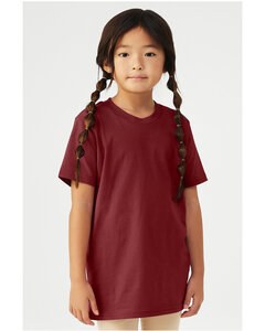 Bella+Canvas 3001Y - Youth Jersey Short-Sleeve T-Shirt Cardinal