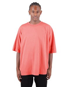 Shaka Wear SHGDD - Adult Garment-Dyed Drop-Shoulder T-Shirt Peach