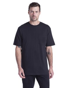 US Blanks US3017 - Men's Tubular Workwear T-Shirt Black