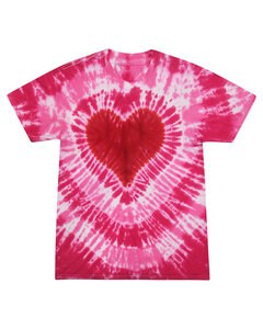 Tie-Dye CD1150Y - Youth Pink Ribbon T-Shirt Pink Heart