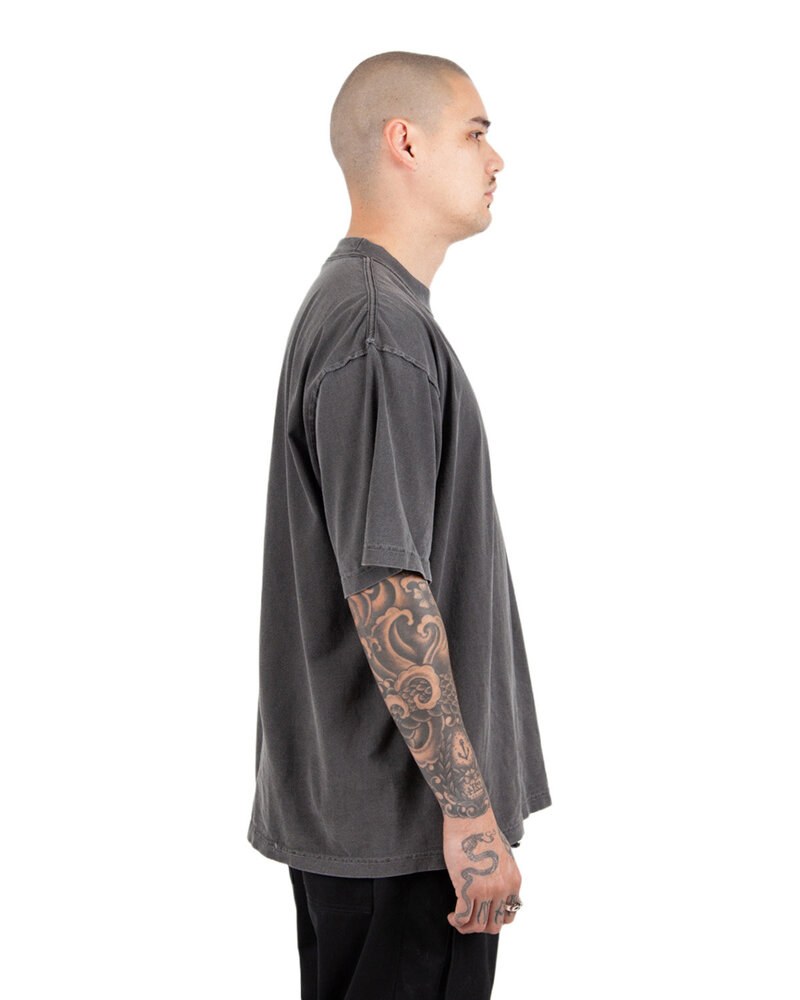 Shaka Wear SHGRS - Men's Garment Dyed Reverse T-Shirt