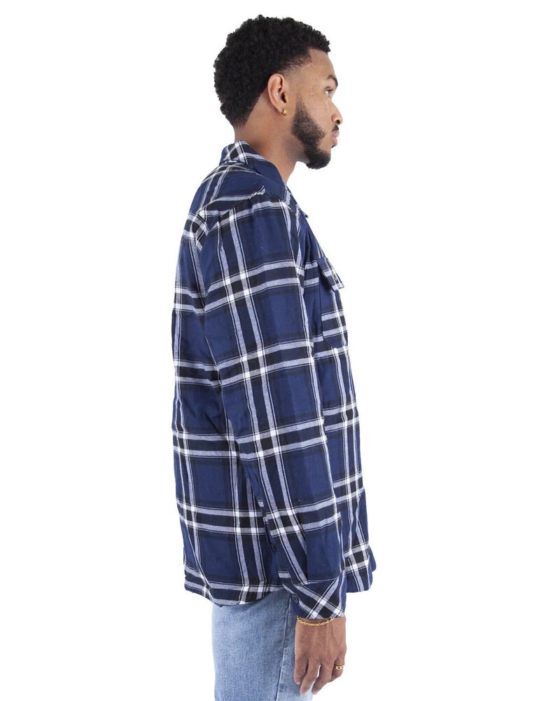 Shaka Wear SHPFJ - Men's Plaid Flannel Jacket