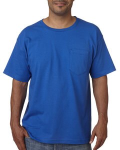 Bayside BA5070 - Adult Short-Sleeve T-Shirt with Pocket Royal Blue