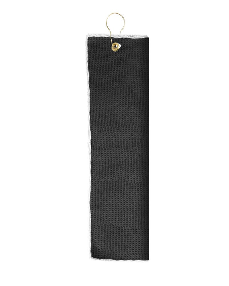 Pro Towels MW26TG - Microfiber Waffle Golf Towel with Tri-Fold Grommet