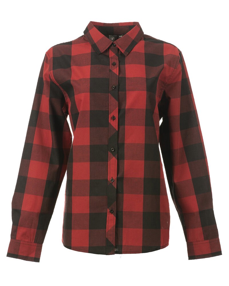 Burnside B5203 - Ladies Buffalo Plaid Woven Shirt