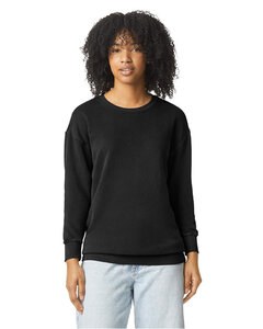 Comfort Colors 1466CC - Unisex Lighweight Cotton Crewneck Sweatshirt Black