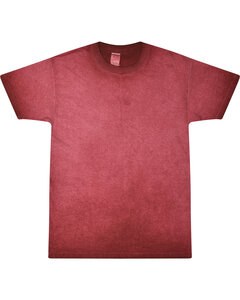 Tie-Dye CD1310 - Adult Oil Wash T-Shirt Oil Red
