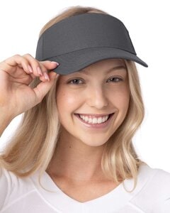 Big Accessories BA641 - Lariat Visor Charcoal