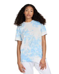 US Blanks 2000CL - Unisex Made in USA Cloud Tie-Dye T-Shirt Multicolor
