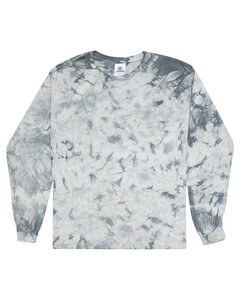Tie-Dye 2390 - Unisex Crystal Wash Long-Sleeve T-Shirt Crystal Silver