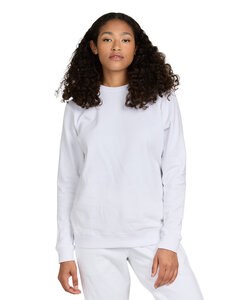 US Blanks US2212 - Unisex Organic Cotton Sweatshirt White
