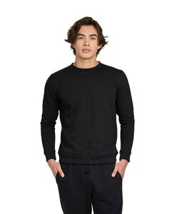 US Blanks US2212 - Unisex Organic Cotton Sweatshirt Black