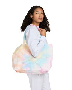 US Blanks US224SW - Unisex Swirl Tie-Dye Large Canvas Shopper Multicolor