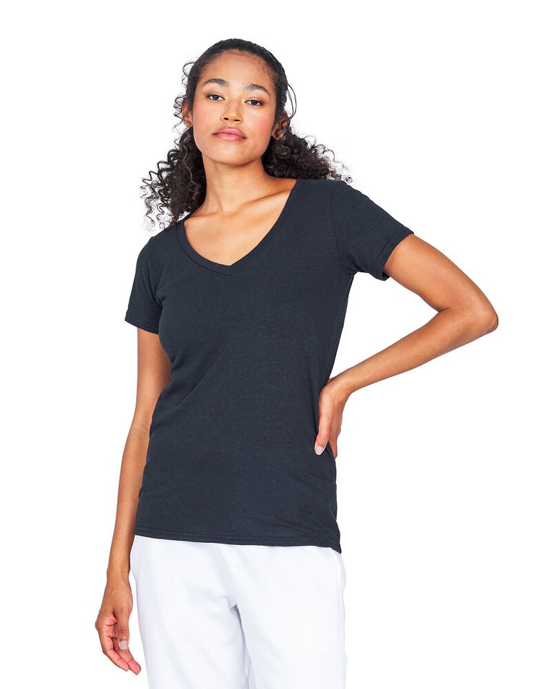US Blanks 422US - Ladies Made in USA Hemp V-Neck T-Shirt