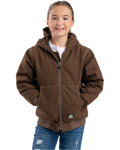 Berne BHJ61 - Youth Highland Softstone Duck Hooded Jacket