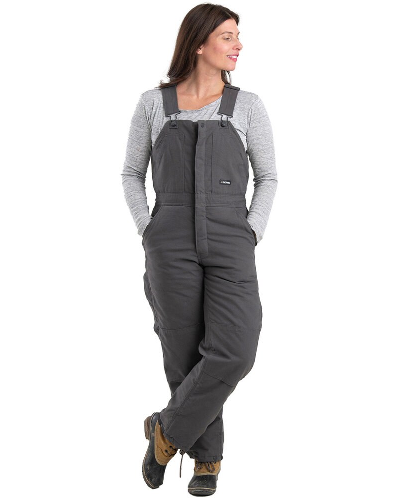 Berne WB515 - Ladies Softstone Duck Insulated Bib Overall