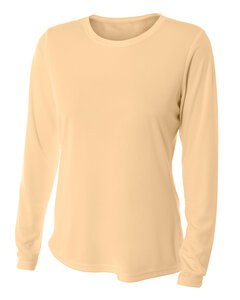 A4 NW3002 - Ladies Long Sleeve Cooling Performance Crew Shirt Melon
