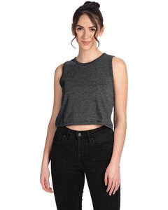 Next Level Apparel 5083 - Ladies Festival Cropped Tank Charcoal