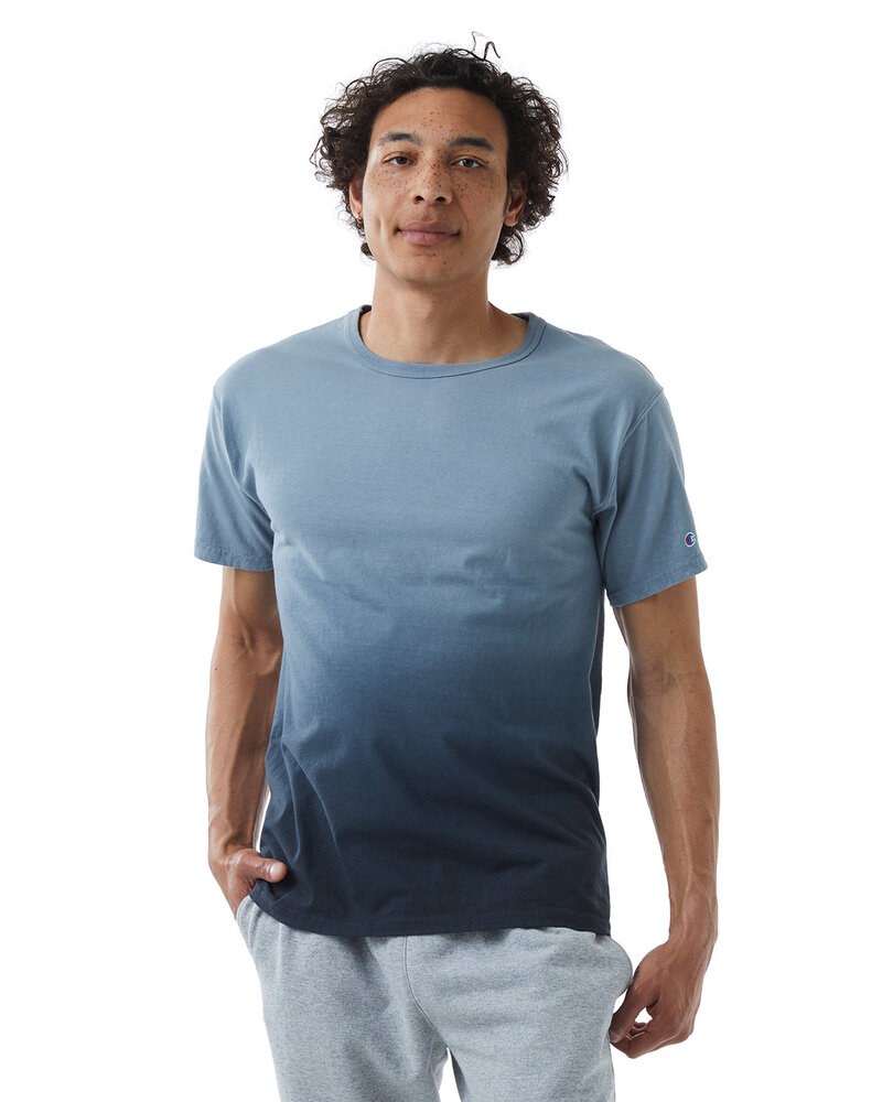 Champion CD100D - Unisex Classic Jersey Dip Dye T-Shirt