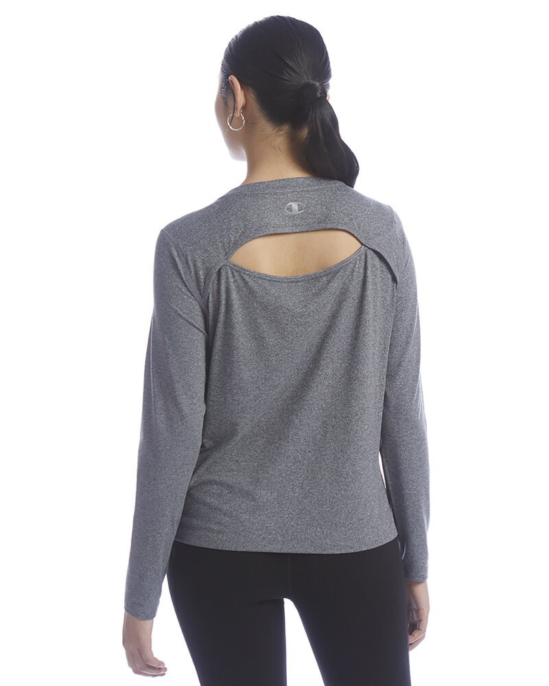 Champion CHP140 - Ladies Cutout Long Sleeve T-Shirt