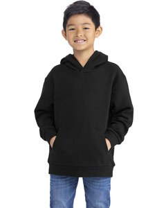 Next Level Apparel 9113 - Youth Fleece Pullover Hooded Sweatshirt Black