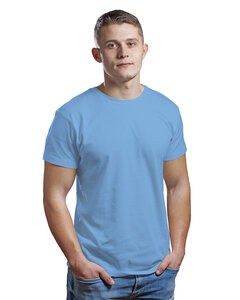 Bayside BA9500 - Unisex 4.2 oz., 100% Cotton Fine Jersey T-Shirt Sky Blue