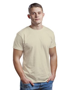 Bayside BA9500 - Unisex 4.2 oz., 100% Cotton Fine Jersey T-Shirt Cream