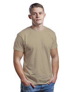 Bayside BA9500 - Unisex 4.2 oz., 100% Cotton Fine Jersey T-Shirt Khaki