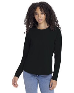 Next Level Apparel 3911NL - Ladies Relaxed Long Sleeve T-Shirt Black