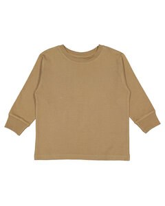 Rabbit Skins RS3302 - Toddler Long-Sleeve Fine Jersey T-Shirt Coyote Brown