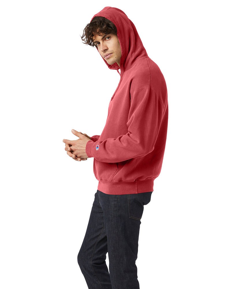 Champion CD450 - Unisex Garment Dyed Hooded Sweatshirt
