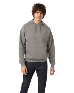Champion CD450 - Unisex Garment Dyed Hooded Sweatshirt Concrete