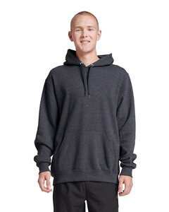 Jerzees 700MR - Unisex Eco Premium Blend Fleece Pullover Hooded Sweatshirt Black Ink Heathr
