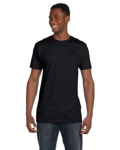 Hanes 498PT - Unisex Perfect-T PreTreat T-Shirt Black